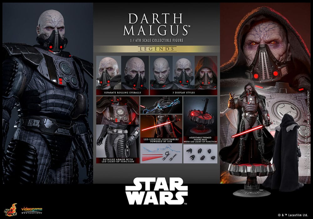 Star Wars Legends Videogame Masterpiece Action Figure 1/6 Darth Malgus 34 cm 4895228620538