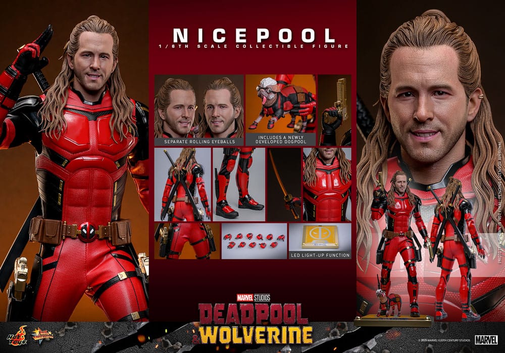 Deadpool & Wolverine Movie Masterpiece Action Figure 1/6 Nicepool 30 cm 4895228620521