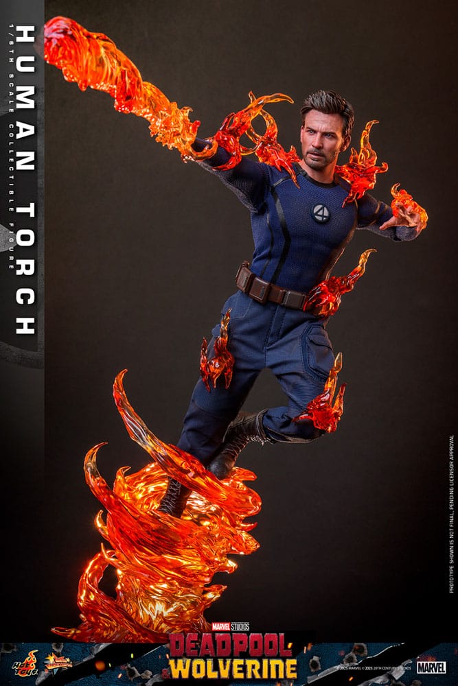 Deadpool & Wolverine Movie Masterpiece Action Figure 1/6 Human Torch 31 cm 4895228620545