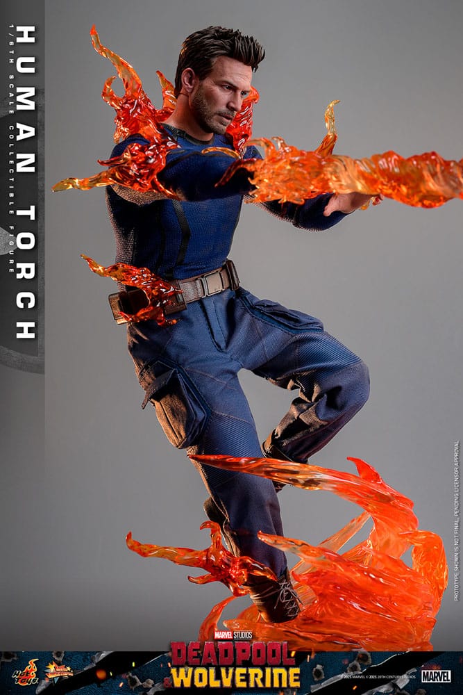 Deadpool & Wolverine Movie Masterpiece Action Figure 1/6 Human Torch 31 cm 4895228620545