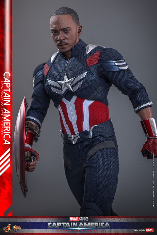 Captain America: Brave New World Movie Masterpiece Action Figure 1/6 Captain America 30 cm 4895228620309