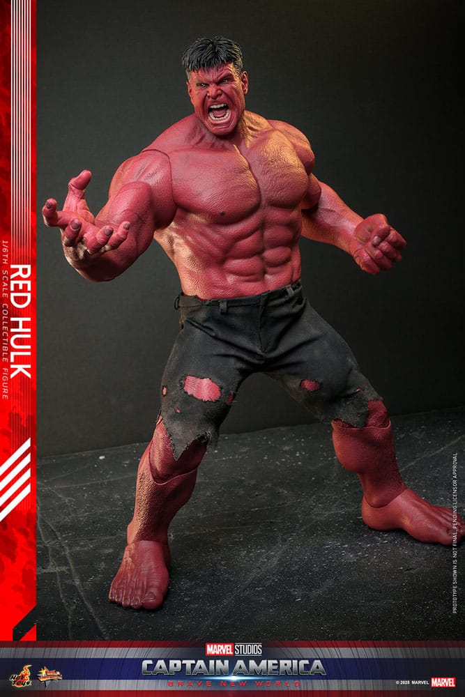 Captain America: Brave New World Movie Masterpiece Action Figure 1/6 Red Hulk 47 cm 4895228621276