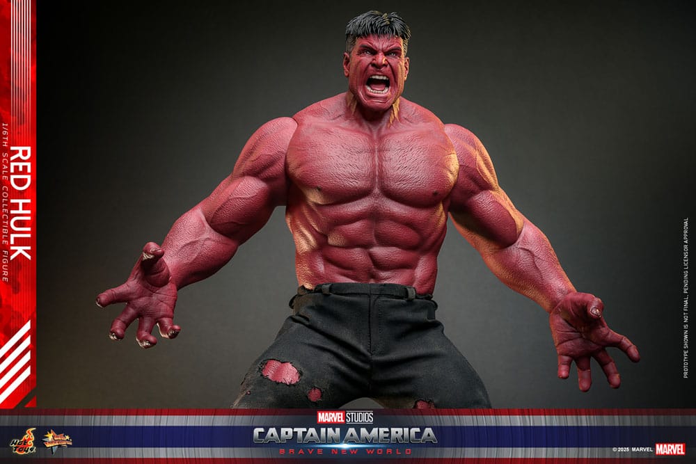 Captain America: Brave New World Movie Masterpiece Action Figure 1/6 Red Hulk 47 cm 4895228621276