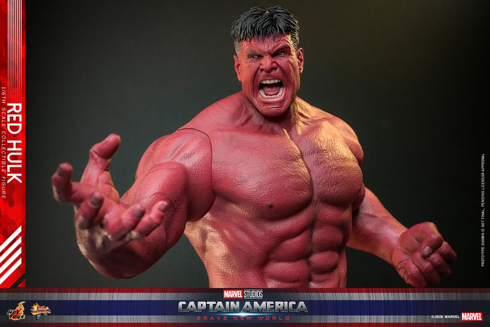 Captain America: Brave New World Movie Masterpiece Action Figure 1/6 Red Hulk 47 cm 4895228621276