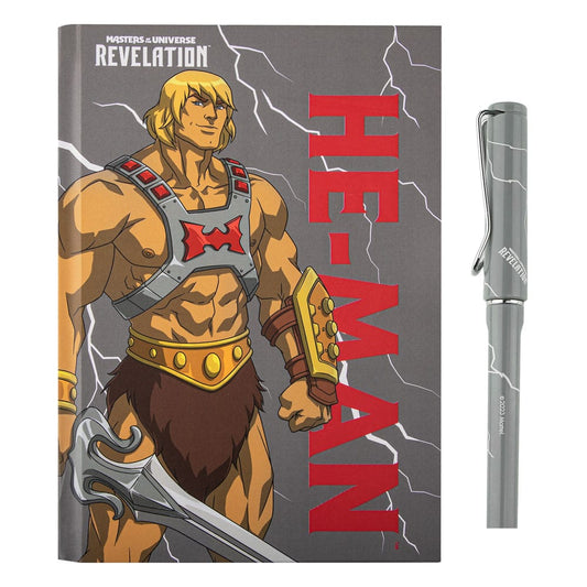 Masters of the Universe - Revelation: He-Man Thunder Deluxe Notebook Set (notebook + pen) 4895205609952