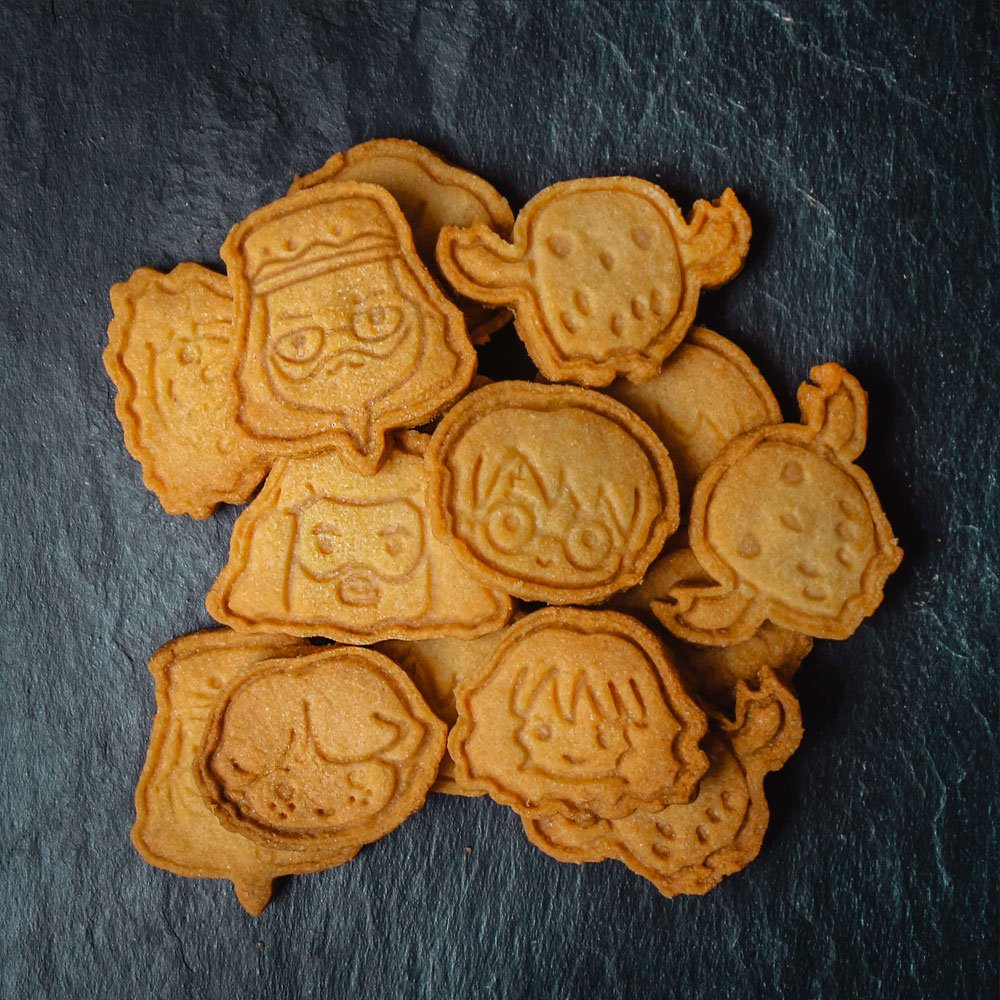 Harry Potter Cookie Cutter / Cookie Stamp 6-Pack Kawaii 4895205601284