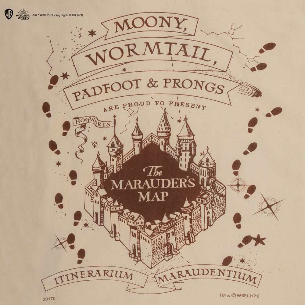 Harry Potter Tote Bag Marauder Map 4895205604490