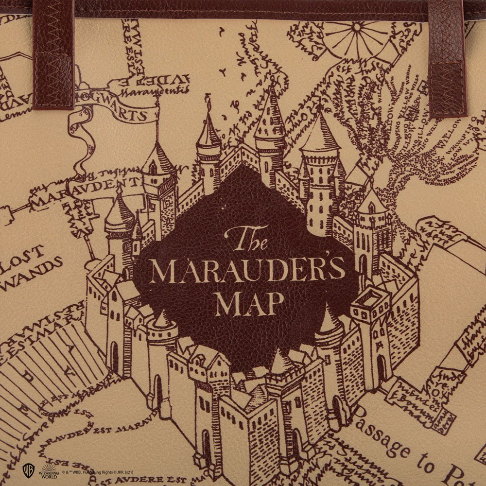 Harry Potter Shopping Bag & Pouch Marauder's Map 4895205606357