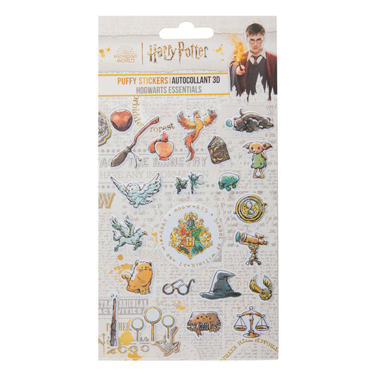 Harry Potter Puffy Sticker Hogwarts Essentials 4895205608993