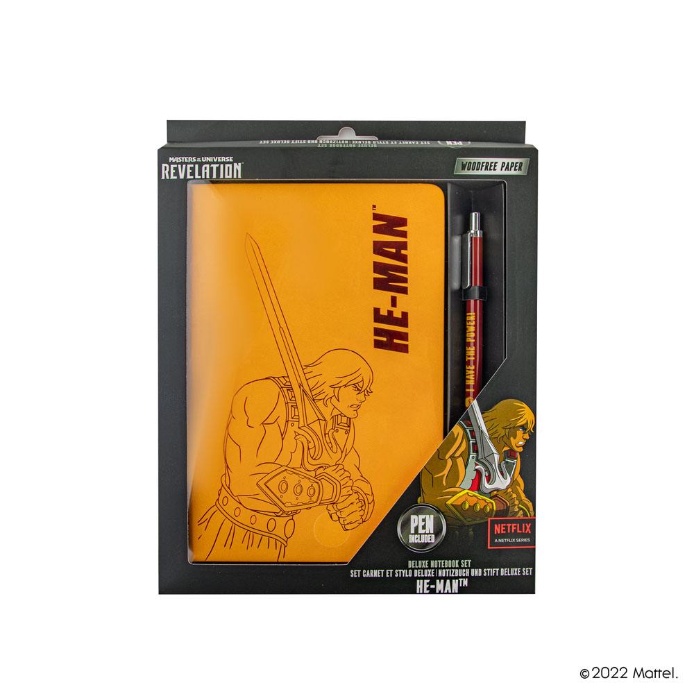 Masters of the Universe - Revelation: He-Man Notebook Set (notebook + pen) 4895205609914