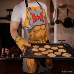 Masters of the Universe cooking apron with oven mitt He-Man 4895205610224