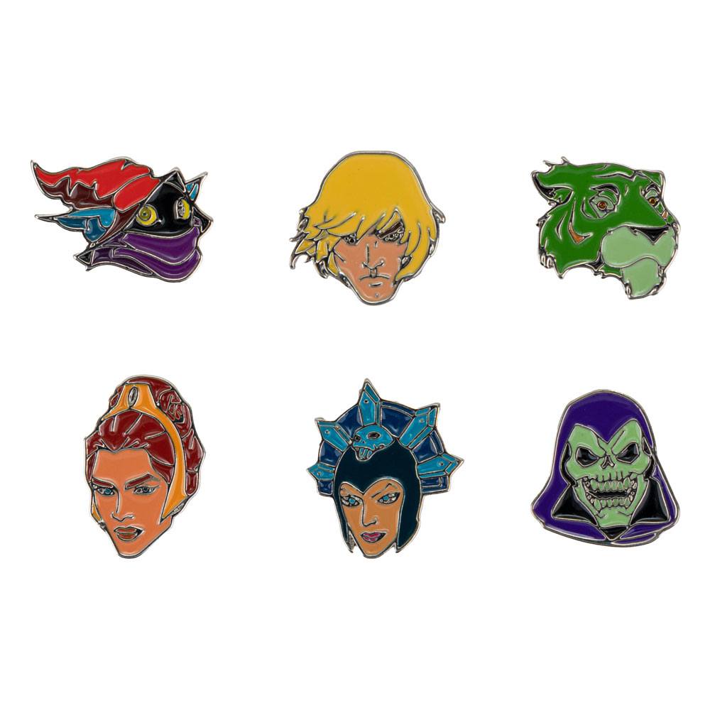 Masters of the Universe Pin Badges 6-Pack Characters 4895205610279