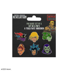 Masters of the Universe Pin Badges 6-Pack Characters 4895205610279