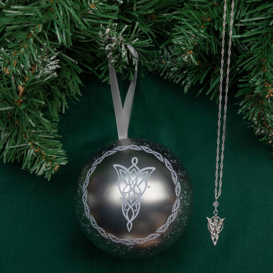 Lord of the Rings tree ornment with Necklace Evenstar 4895205617155