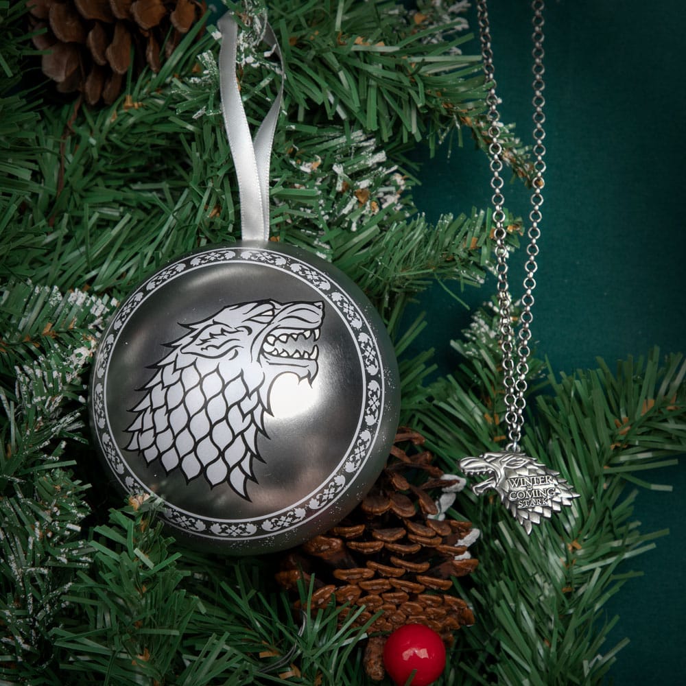 Game of Thrones tree ornment with Necklace Stark 4895205617223