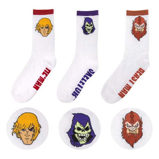 Masters of the Universe - Revelation: He-Man & Skeletor & Beast Man Socks Set of 3 4895205610453