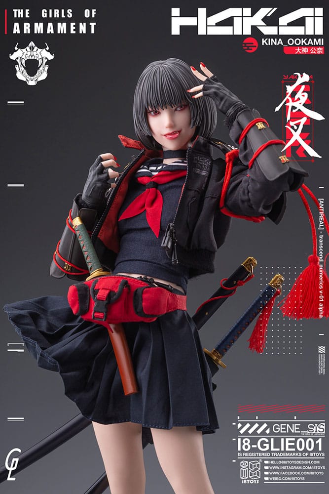 Original Character i8Toys x Gharliera Action Figure 1/6 The Girls of Armament Kina Ookami 28 cm 6971701454970