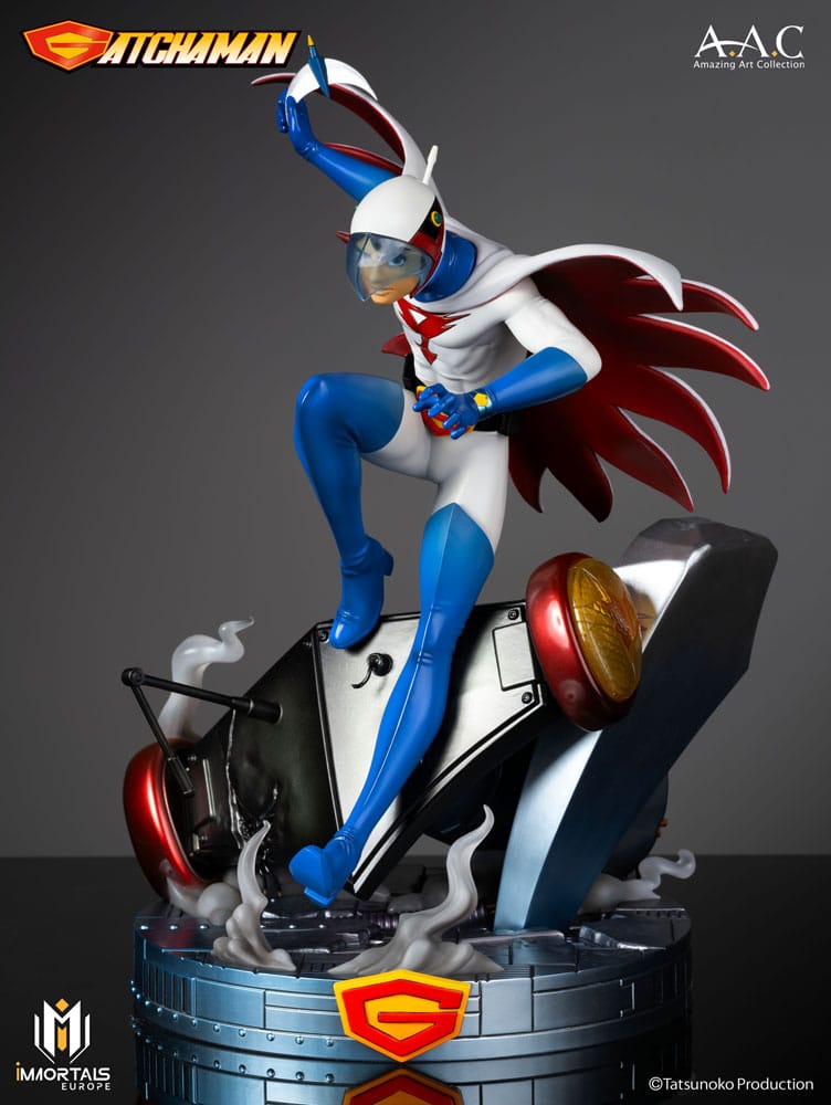 Gatchaman Amazing Art Collection Statue Ken the Eagle, The Leader of the Science Ninja Team 34 cm 3770010017127