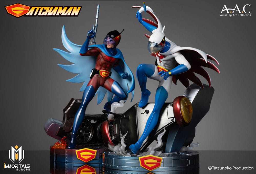 Gatchaman Amazing Art Collection Statue Ken the Eagle, The Leader of the Science Ninja Team 34 cm 3770010017127