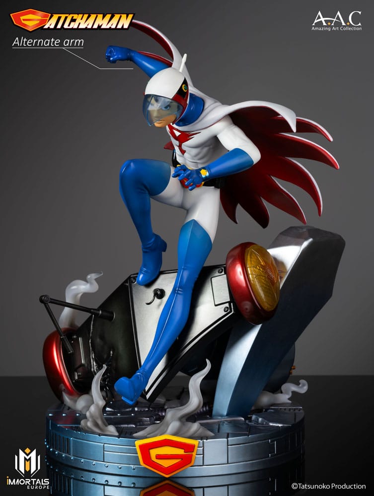 Gatchaman Amazing Art Collection Statue Ken the Eagle, The Leader of the Science Ninja Team 34 cm 3770010017127