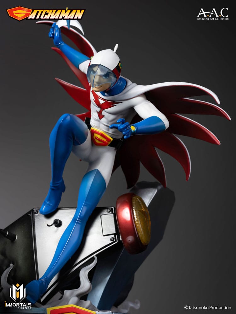 Gatchaman Amazing Art Collection Statue Ken the Eagle, The Leader of the Science Ninja Team 34 cm 3770010017127