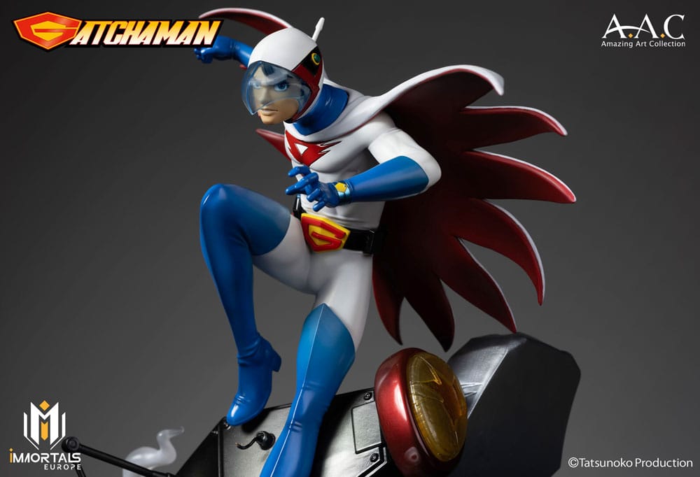 Gatchaman Amazing Art Collection Statue Ken the Eagle, The Leader of the Science Ninja Team 34 cm 3770010017127