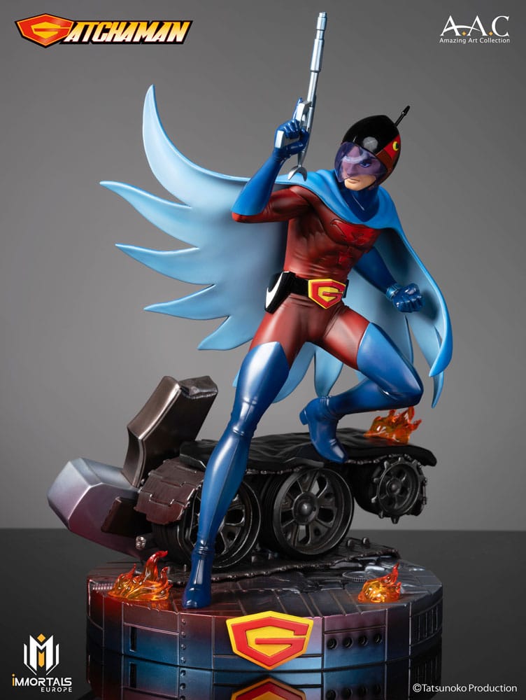 Gatchaman Amazing Art Collection Statue Joe the Condor, Expert in Shooting 34 cm 3770010017134