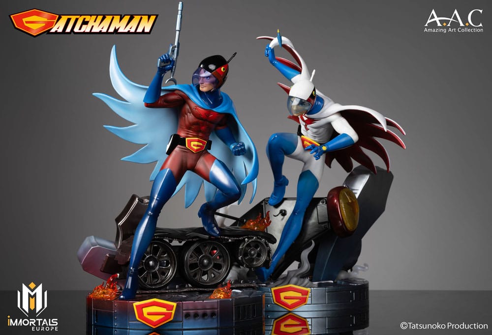 Gatchaman Amazing Art Collection Statue Joe the Condor, Expert in Shooting 34 cm 3770010017134