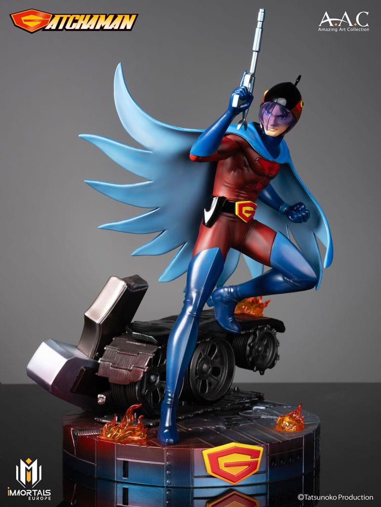 Gatchaman Amazing Art Collection Statue Joe the Condor, Expert in Shooting 34 cm 3770010017134