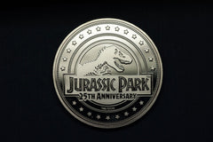 Jurassic Park Collectable Coin 25th Anniversary T-Rex Silver Edition 5060242659775