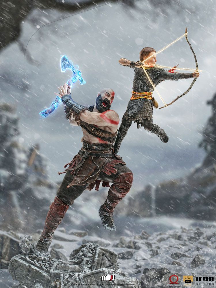 God of War BDS Art Scale Statue 1/10 Kratos & Atreus 34 cm 0609963128457