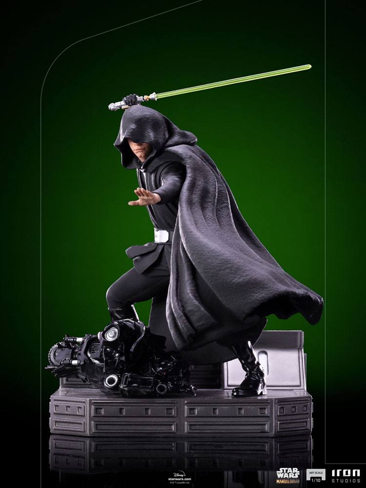 Star Wars The Mandalorian BDS Art Scale Statue 1/10 Luke Skywalker Combat Version 24 cm 0609963128778