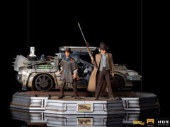 Back to the Future III Art Scale Statues 1/10 Full Set Deluxe 57 cm 0609963129478