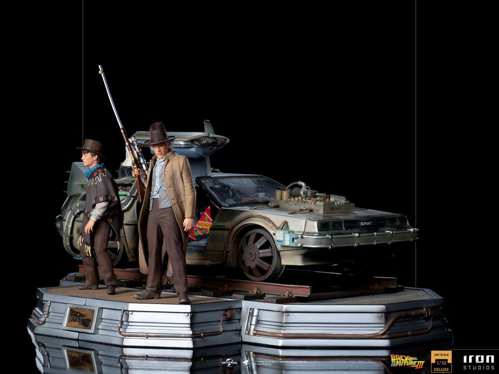 Back to the Future III Art Scale Statues 1/10 Full Set Deluxe 57 cm 0609963129478