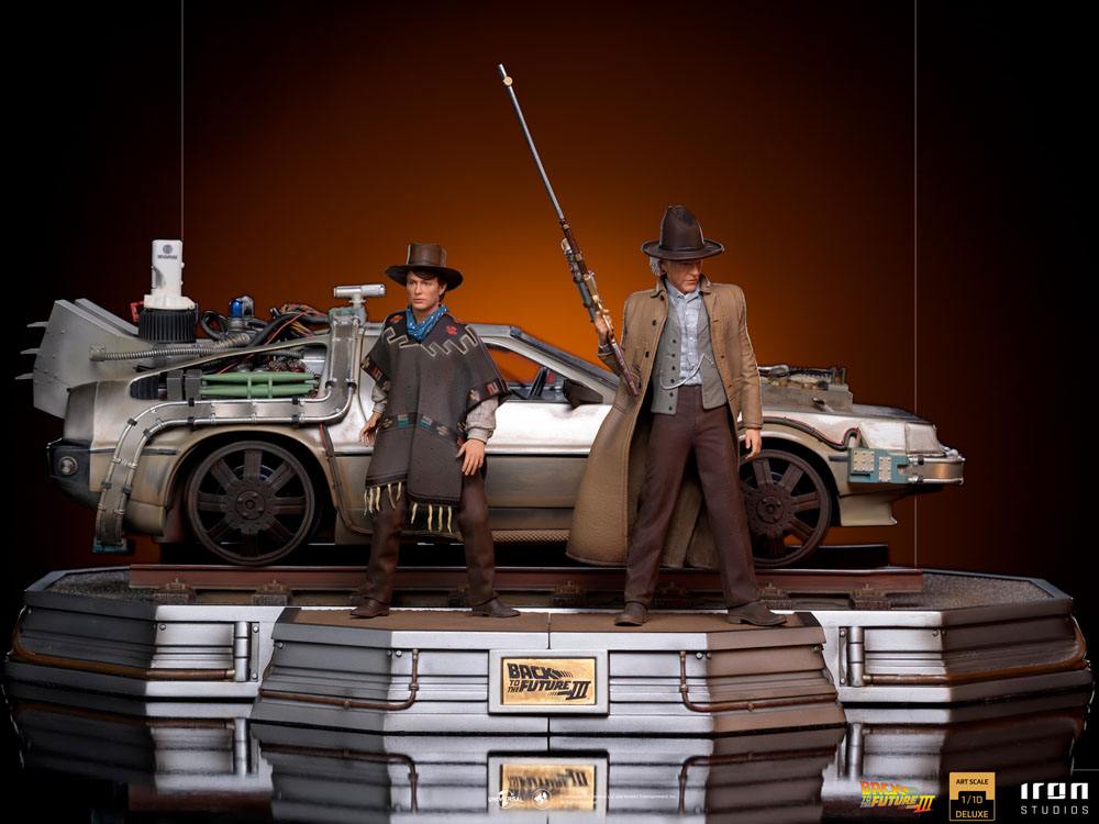 Back to the Future III Art Scale Statues 1/10 Full Set Deluxe 57 cm 0609963129478