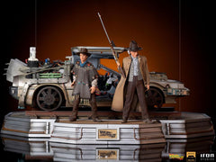 Back to the Future III Art Scale Statues 1/10 Full Set Deluxe 57 cm 0609963129478