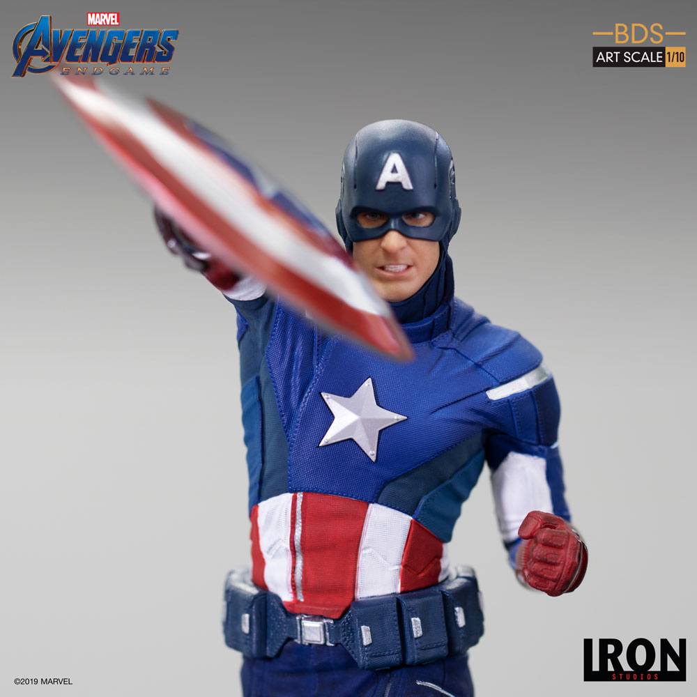 Avengers: Endgame BDS Art Scale Statue 1/10 Captain America 21 cm 0736532715043