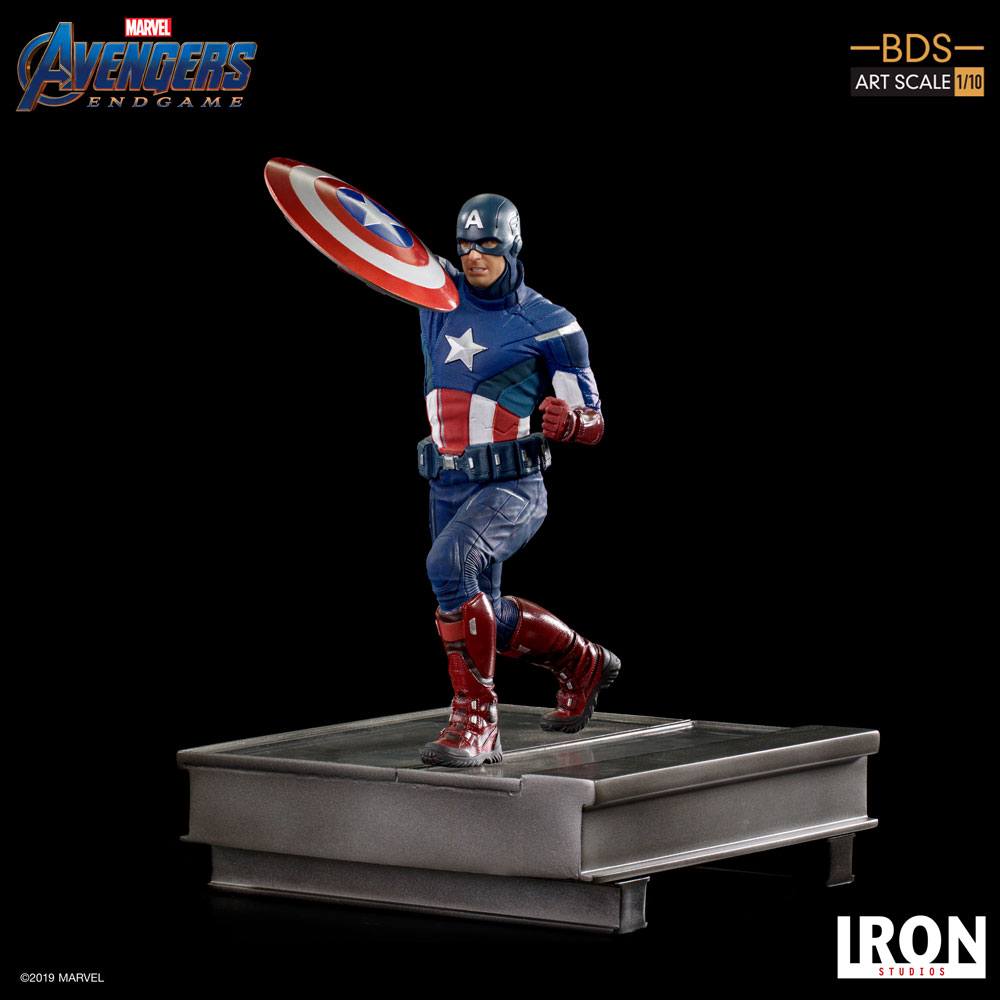 Avengers: Endgame BDS Art Scale Statue 1/10 Captain America 21 cm 0736532715043