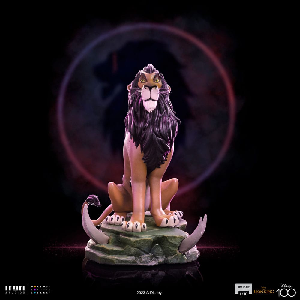 The Lion King Art Scale Statue 1/10 Scar Regular 16 cm 0618231953271