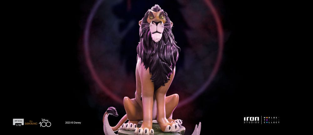 The Lion King Art Scale Statue 1/10 Scar Regular 16 cm 0618231953271