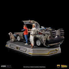 Back to the Future Art Scale Statue 1/10 DeLorean Full Set 23 cm 0618231953349