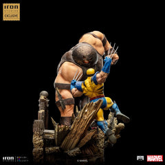 Marvel BDS Art Scale Statue 1/10 Wolverine vs Juggernaut heo EU Exclusive 30 cm 0618231953479