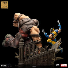 Marvel BDS Art Scale Statue 1/10 Wolverine vs Juggernaut heo EU Exclusive 30 cm 0618231953479