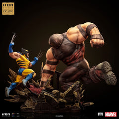 Marvel BDS Art Scale Statue 1/10 Wolverine vs Juggernaut heo EU Exclusive 30 cm 0618231953479