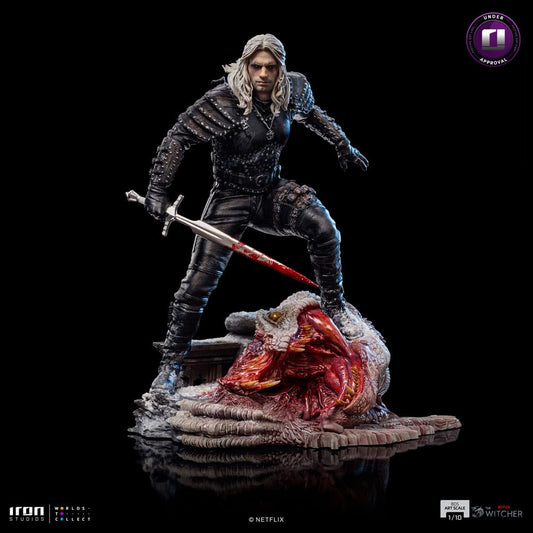 The Witcher BDS Art Scale Statue 1/10 Geralt of Riva 33 cm 0618231953875