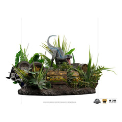 Jurassic World Fallen Kingdom Deluxe Art Scale Statue 1/10 Blue 24 cm 0618231950355