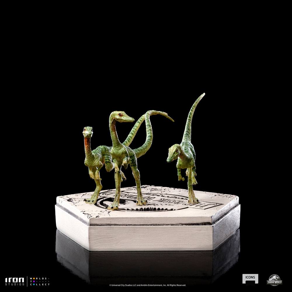 Jurassic World Icons Statue Compsognathus 5 cm 0618231952007