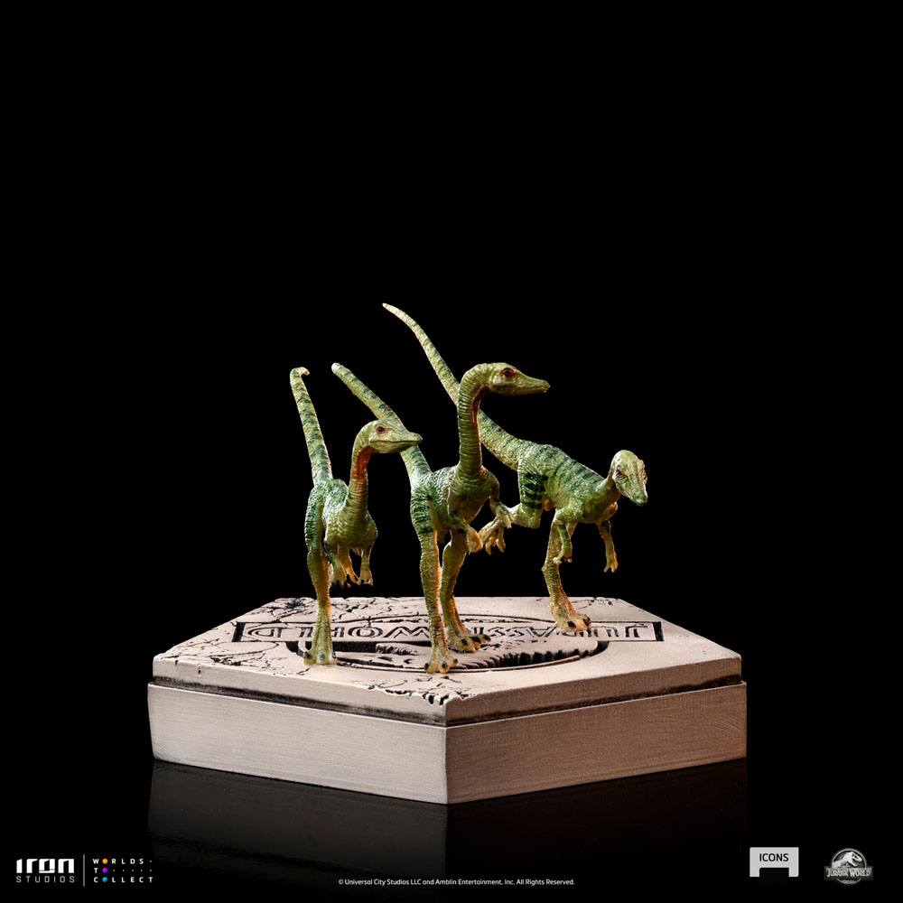 Jurassic World Icons Statue Compsognathus 5 cm 0618231952007