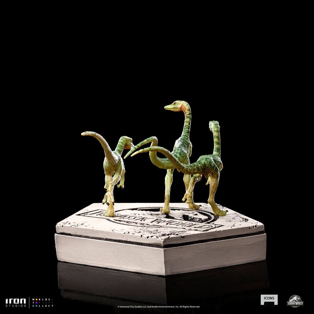 Jurassic World Icons Statue Compsognathus 5 cm 0618231952007