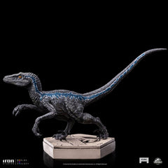 Jurassic World Icons Statue Velociraptor Blue 0618231952045